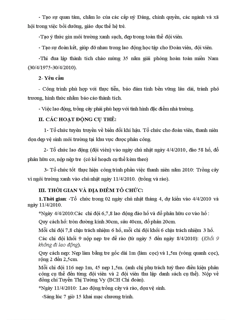 image for page Công trinh đoàn đội 2009 2010