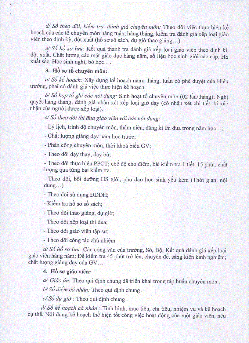 image for page Công văn 2560 quy đinh hồ sơ chuyên môn