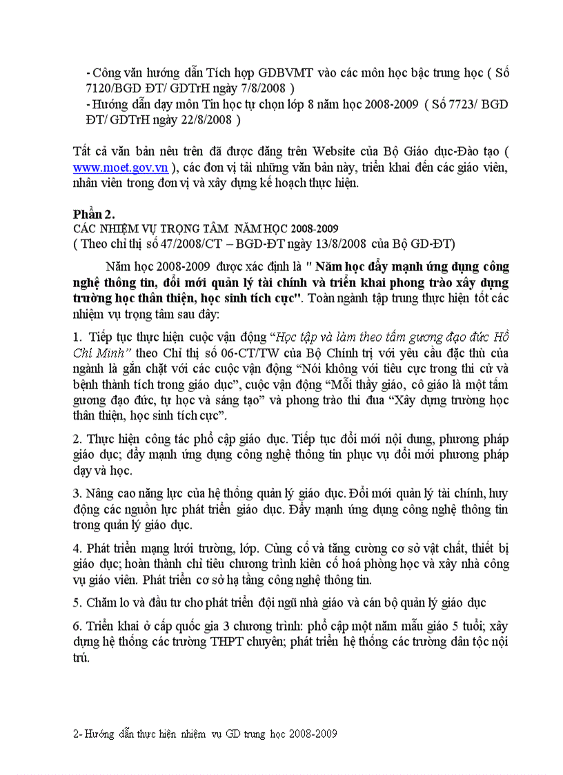 image for page Công văn số 1581 của Sở GD ĐT Thừa Thiên Huế