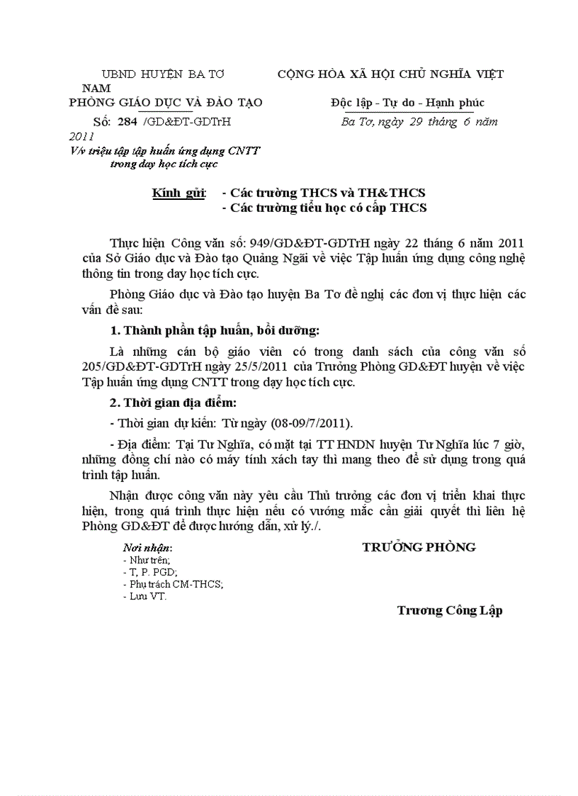 image for page CV tập huấn CNTT hè 2011 Phòng GD Batơ