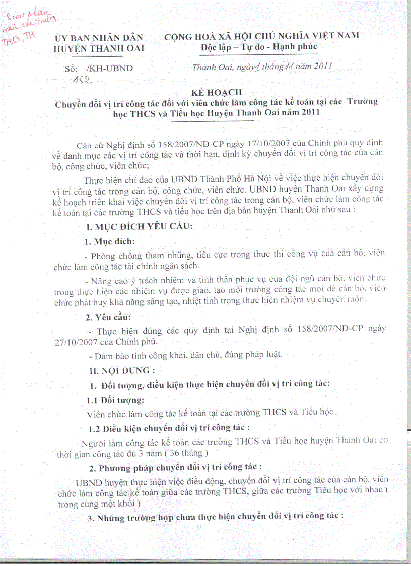 image for page CV về việc luân chuyển kế toán