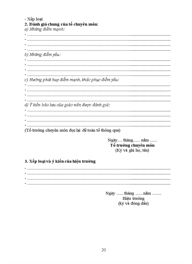 image for page CV660 Hướng dẫn đánh giá GV theo TT30