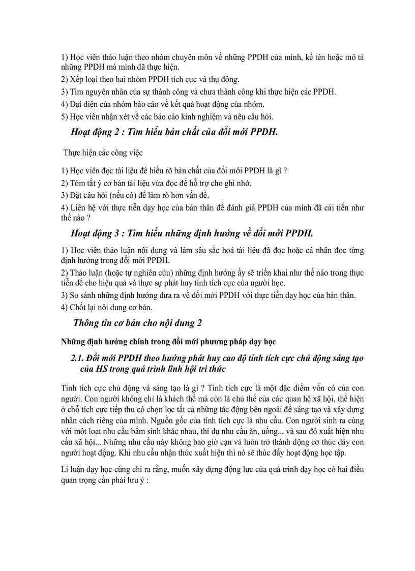 image for page Da1 Đổi mới Phương pháp dạy học phần 1