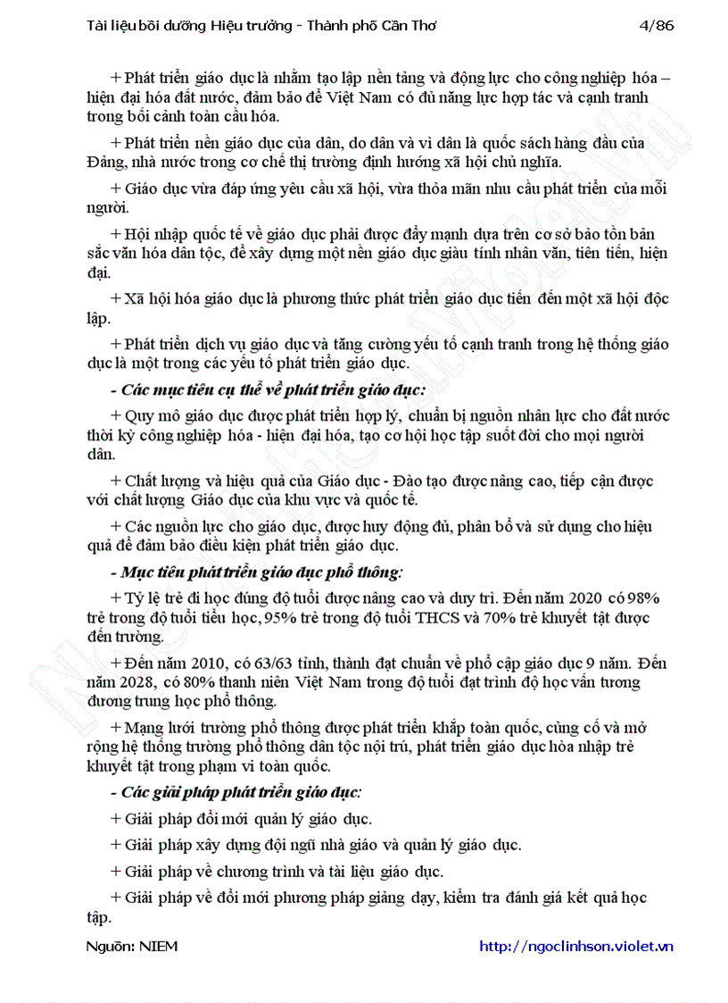 image for page Da2 Bồi dưỡng Hiệu trưởng Tài liệu Tp Cần Thơ