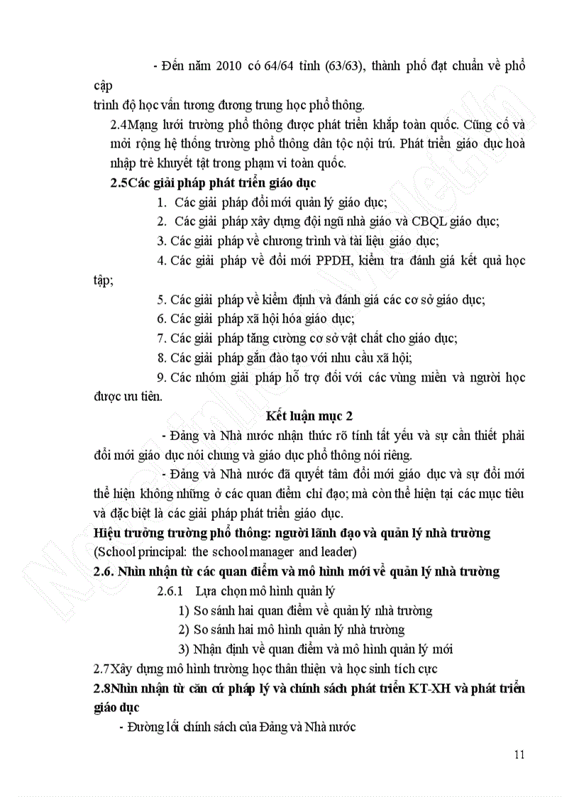 image for page Da2 Đổi mới lãnh đạo và quản lý trường phổ thông