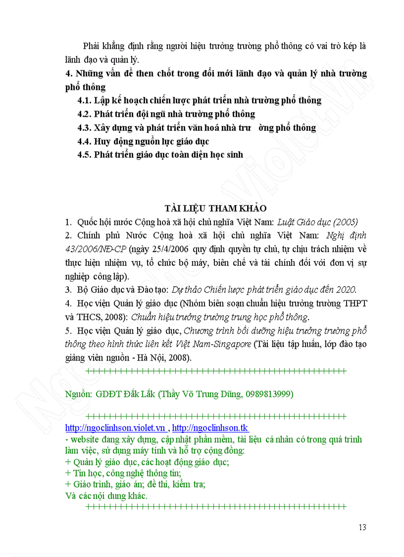 image for page Da2 Đổi mới lãnh đạo và quản lý trường phổ thông