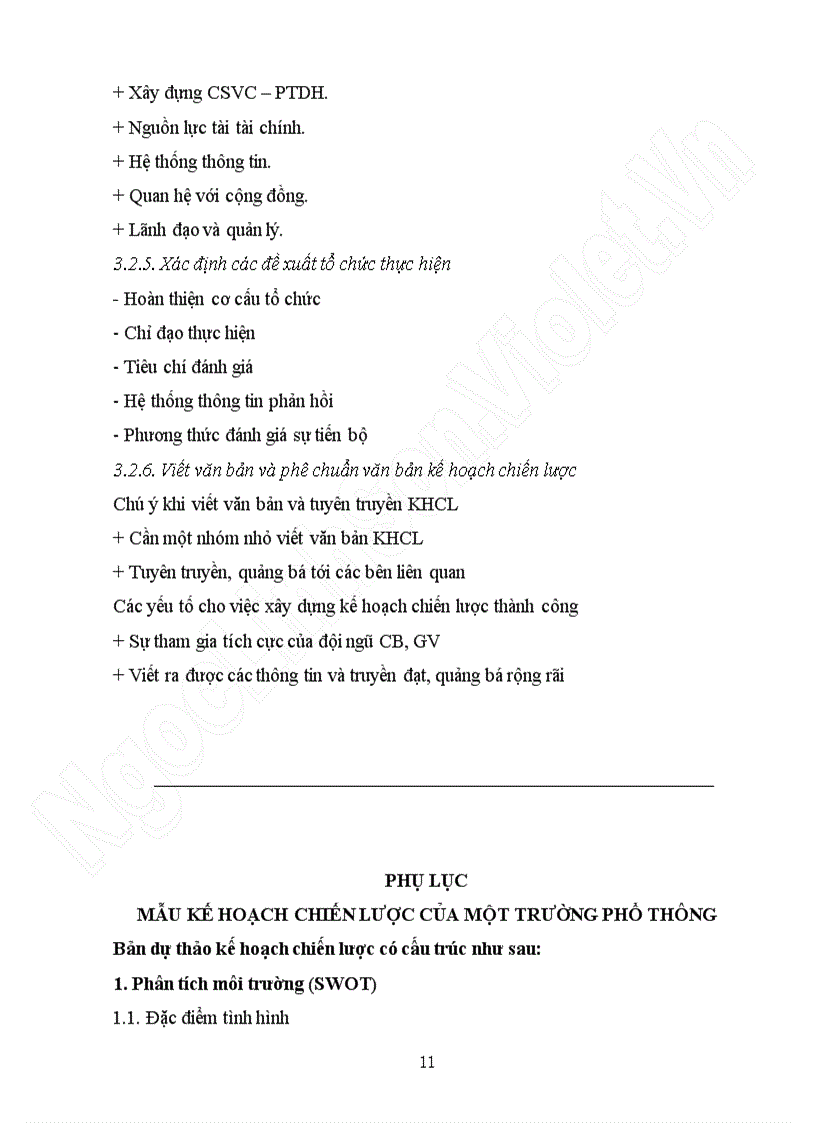 image for page Da2 Lập kế hoạch chiến lược trường phổ thông