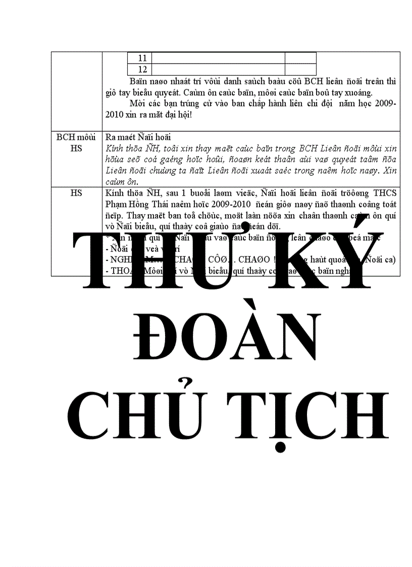 image for page Đại hội liên đội Từ A Z