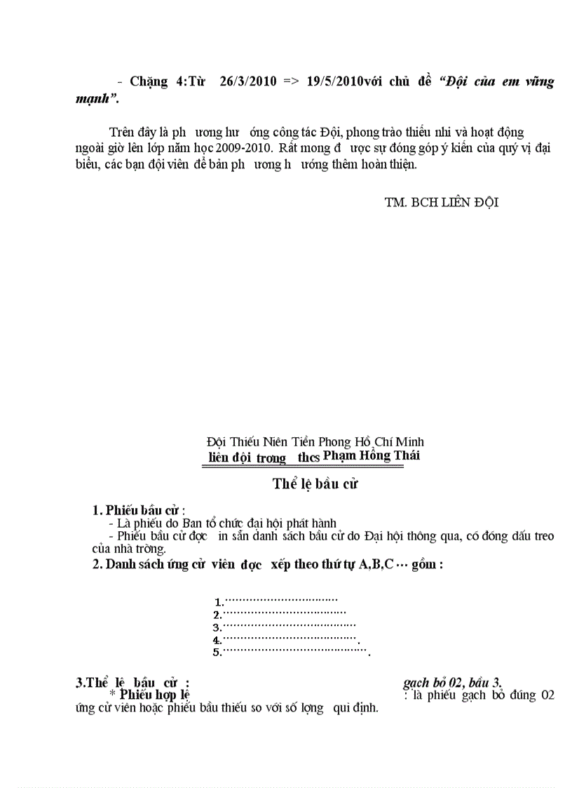 image for page Đại hội liên đội Từ A Z