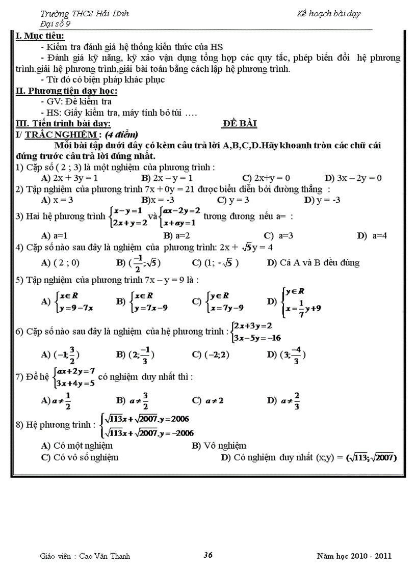 image for page Dai so chuan KTKN chuong III hay