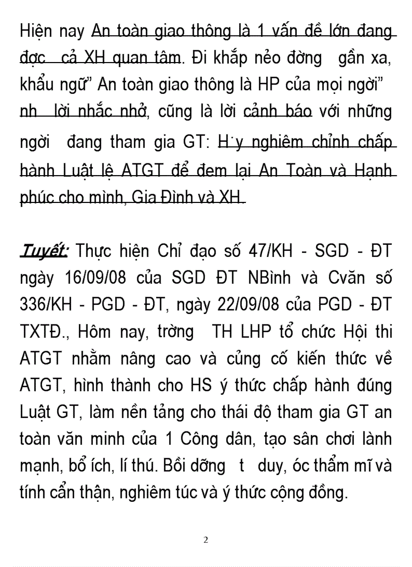 image for page Dan chuong trinh atgt