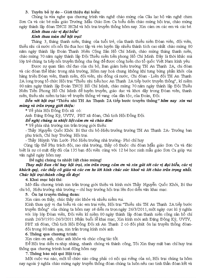 image for page Dẫn chương trình của giáo viên