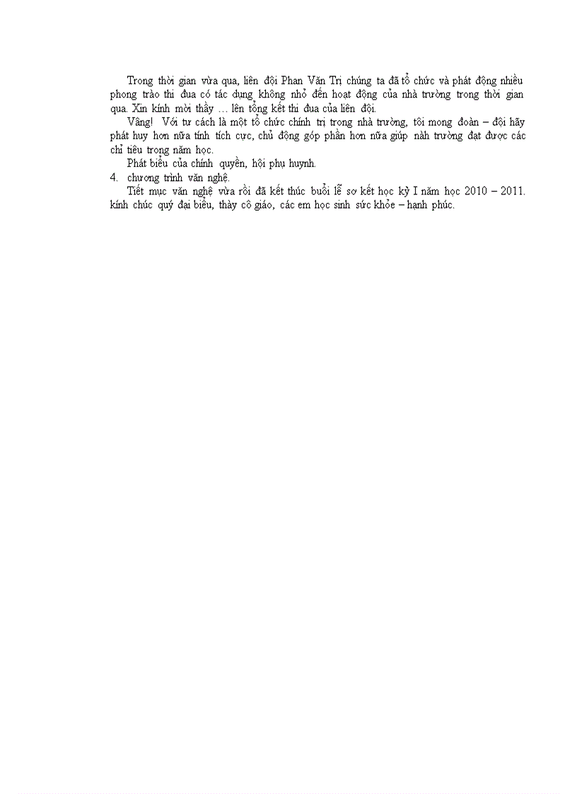 image for page Dẫn chương trình sơ kết hk i