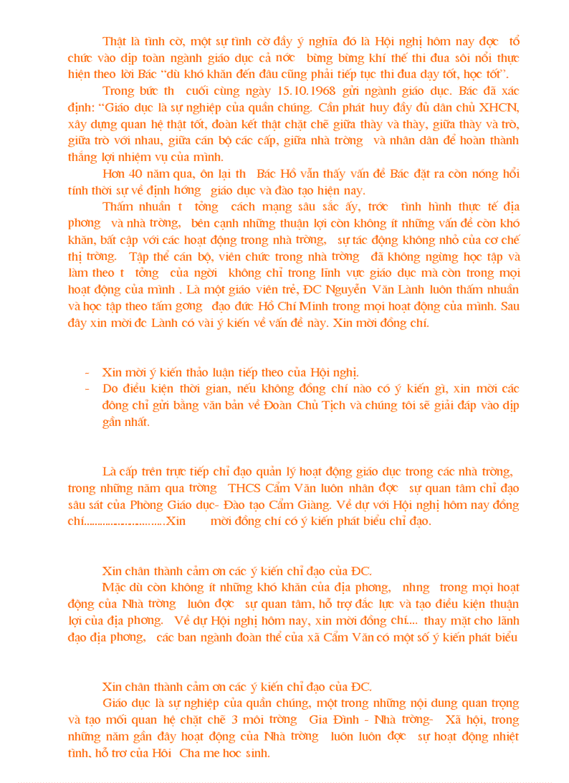 image for page Dan CT hoi nghi can bo vien chuc nam hoc 0708