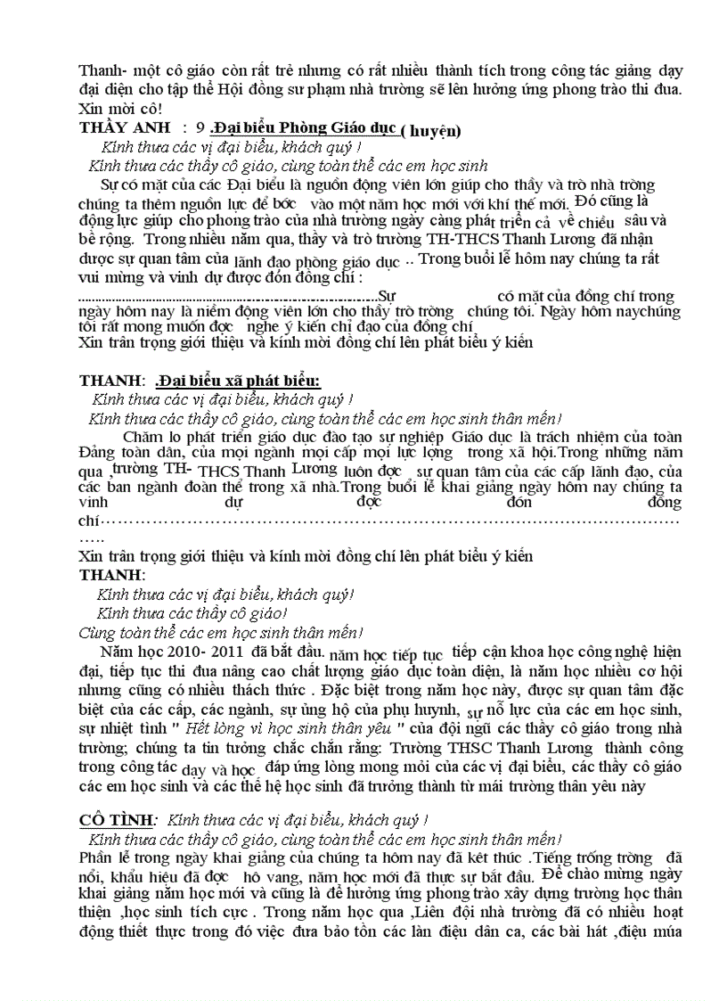 image for page Dẫn CT lễ Khai giảng