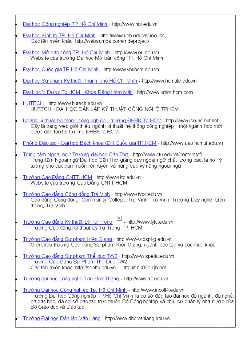 image for page Danh ba web