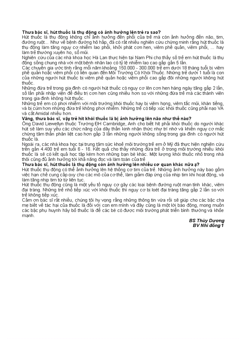 image for page Dành cho người hút thuốc