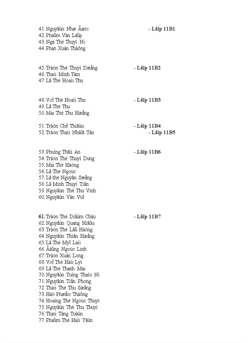 image for page Danh sách HS giỏi tiên tiến HKI 07 08 doc