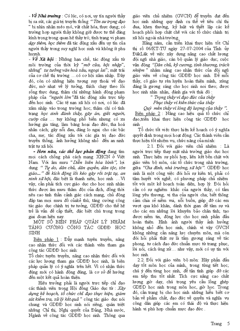 image for page Đạo Đức Học Sinh Giai Đoạn Hiện Nay