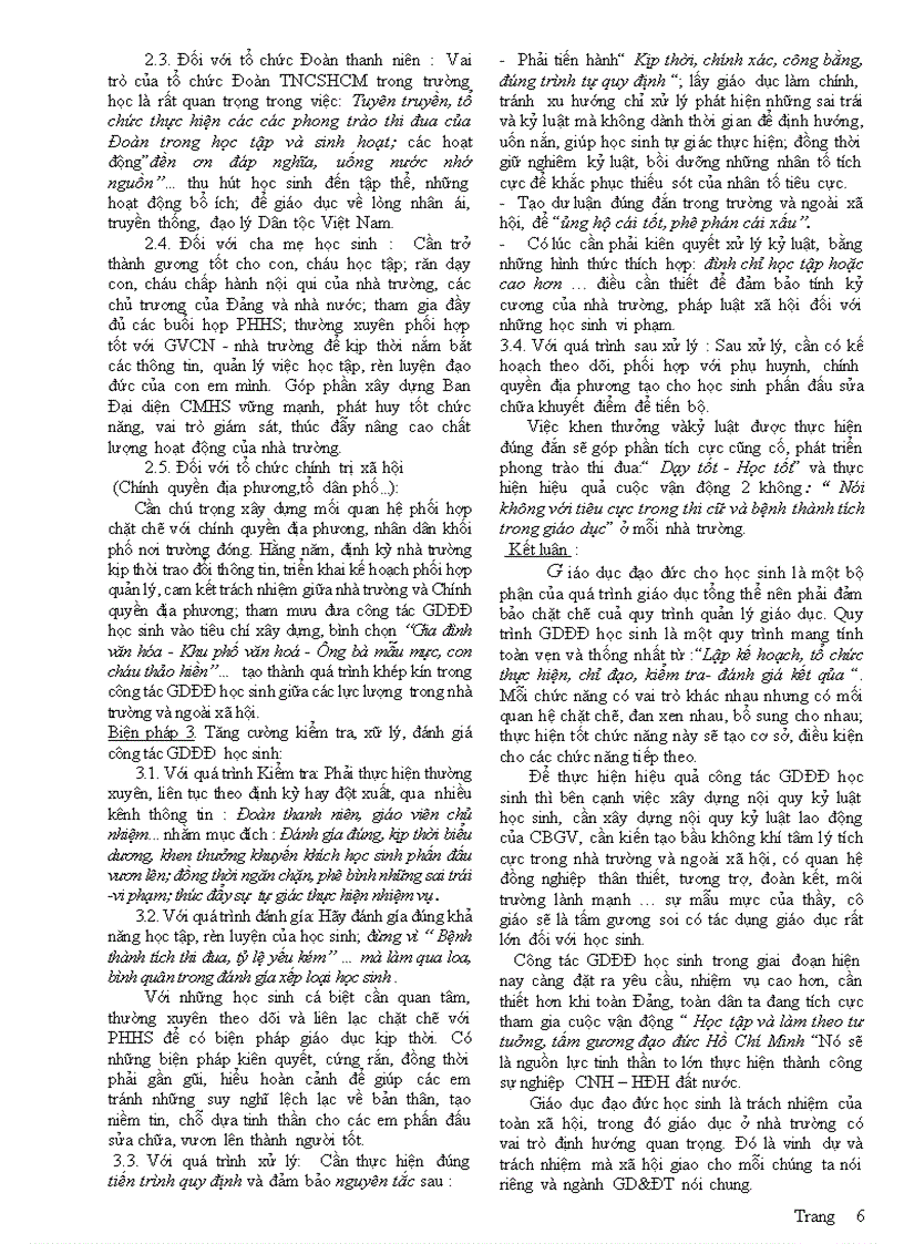 image for page Đạo Đức Học Sinh Giai Đoạn Hiện Nay