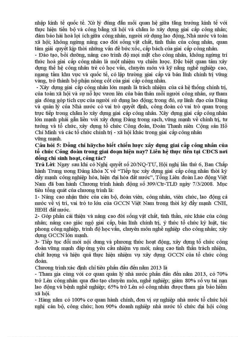 image for page Đáp án bài dự thi tìm hiểu 80 năm công đoàn Việt Nam