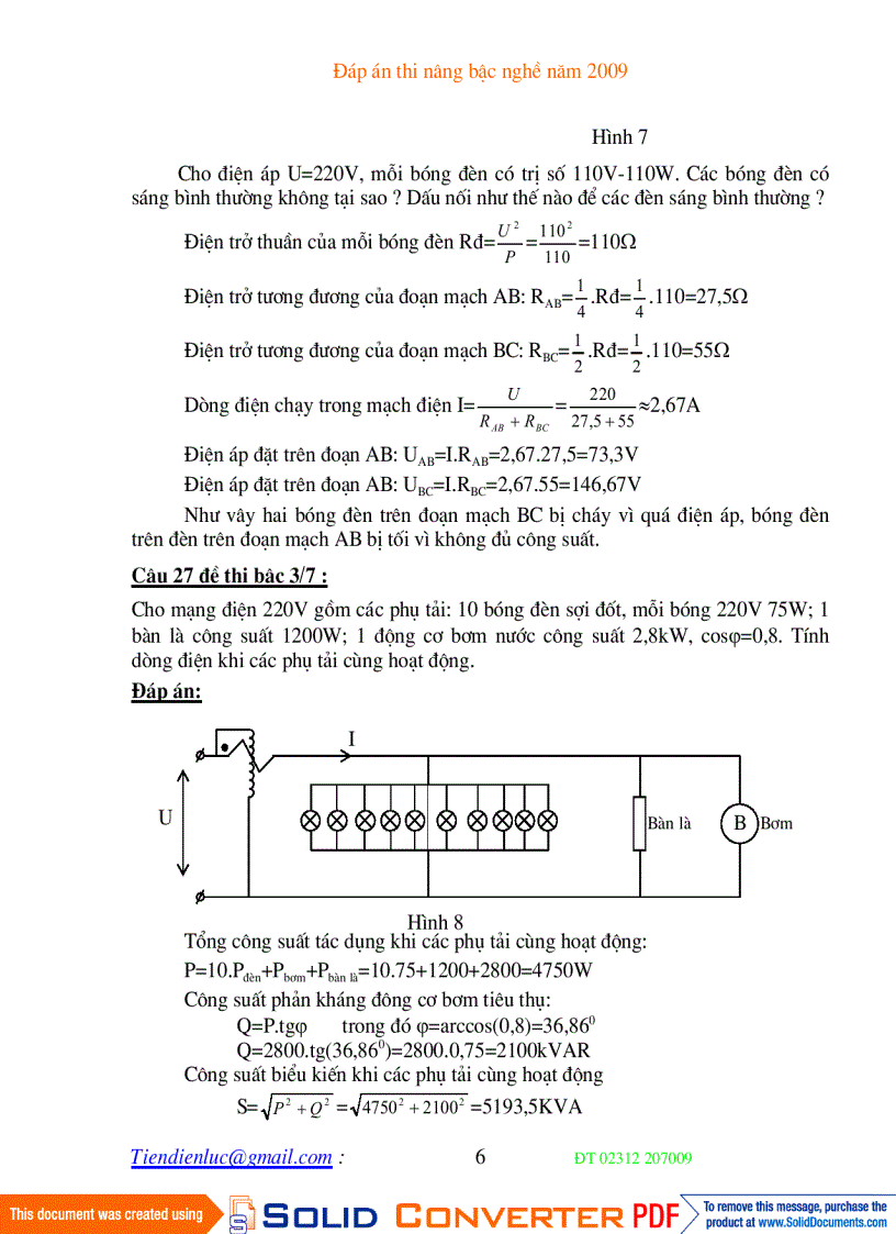 image for page Dap an bai tap thi nang bac nghe dien