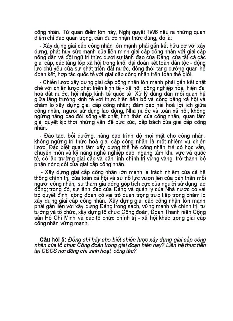 image for page Dap an hoan chinh cuoc thi tim hieu to chuc cong doan viet nam