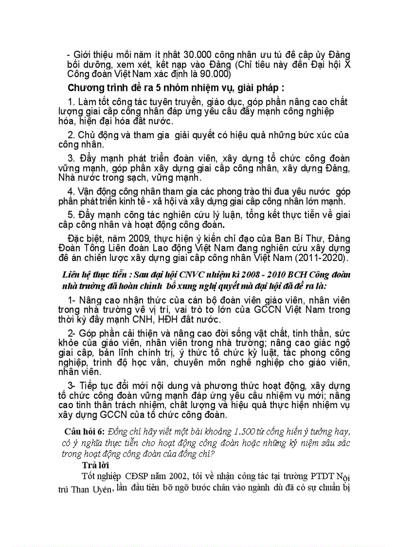 image for page Dap an hoan chinh cuoc thi tim hieu to chuc cong doan viet nam