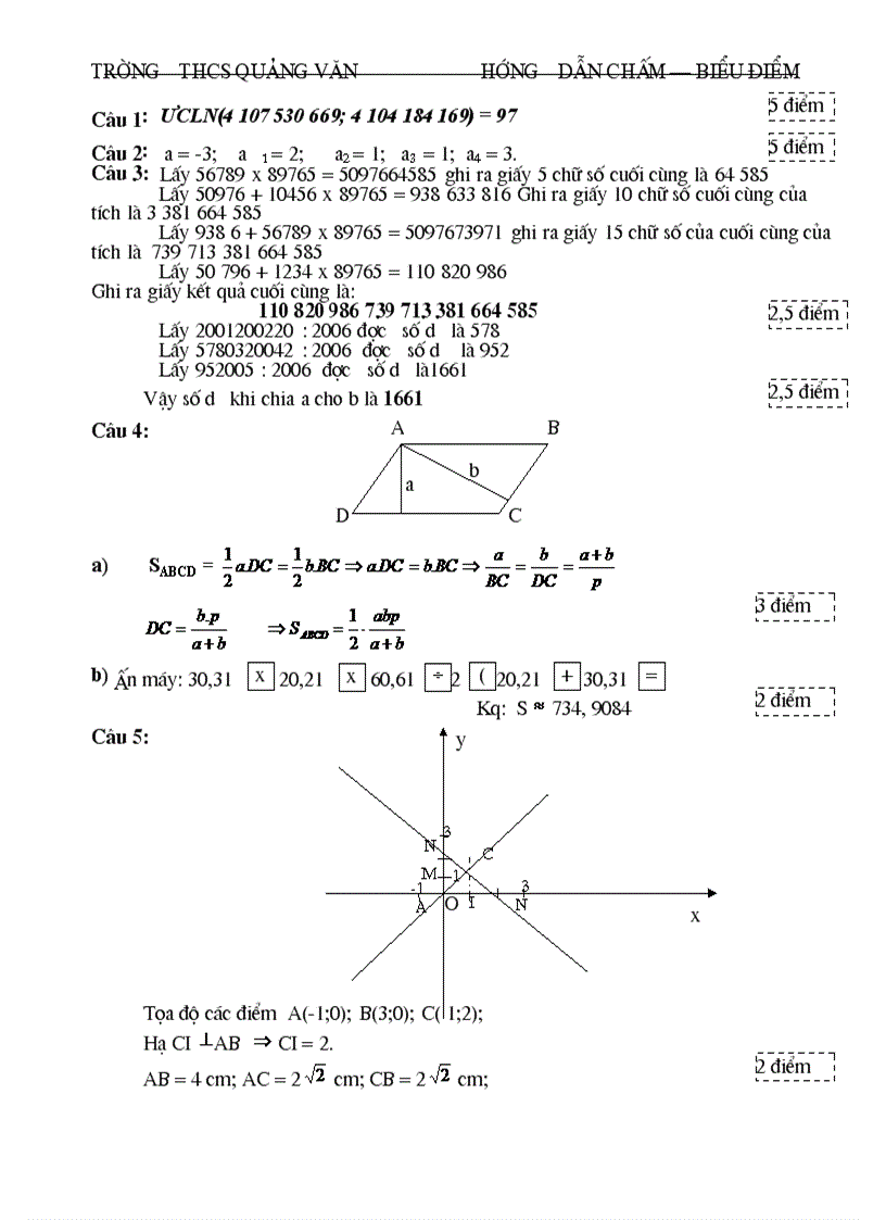 image for page Dap an Thi HSG MT CASIO Q Binh