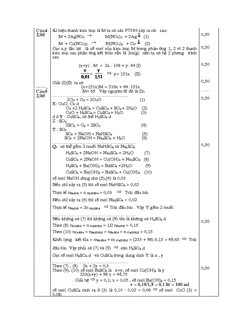 image for page Đáp án Đề thi lóp 10 chuyên ĐHSP HN 07