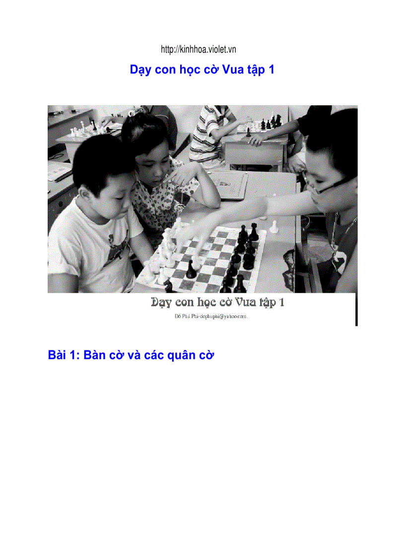 image for page Dạy con học cờ vua P1