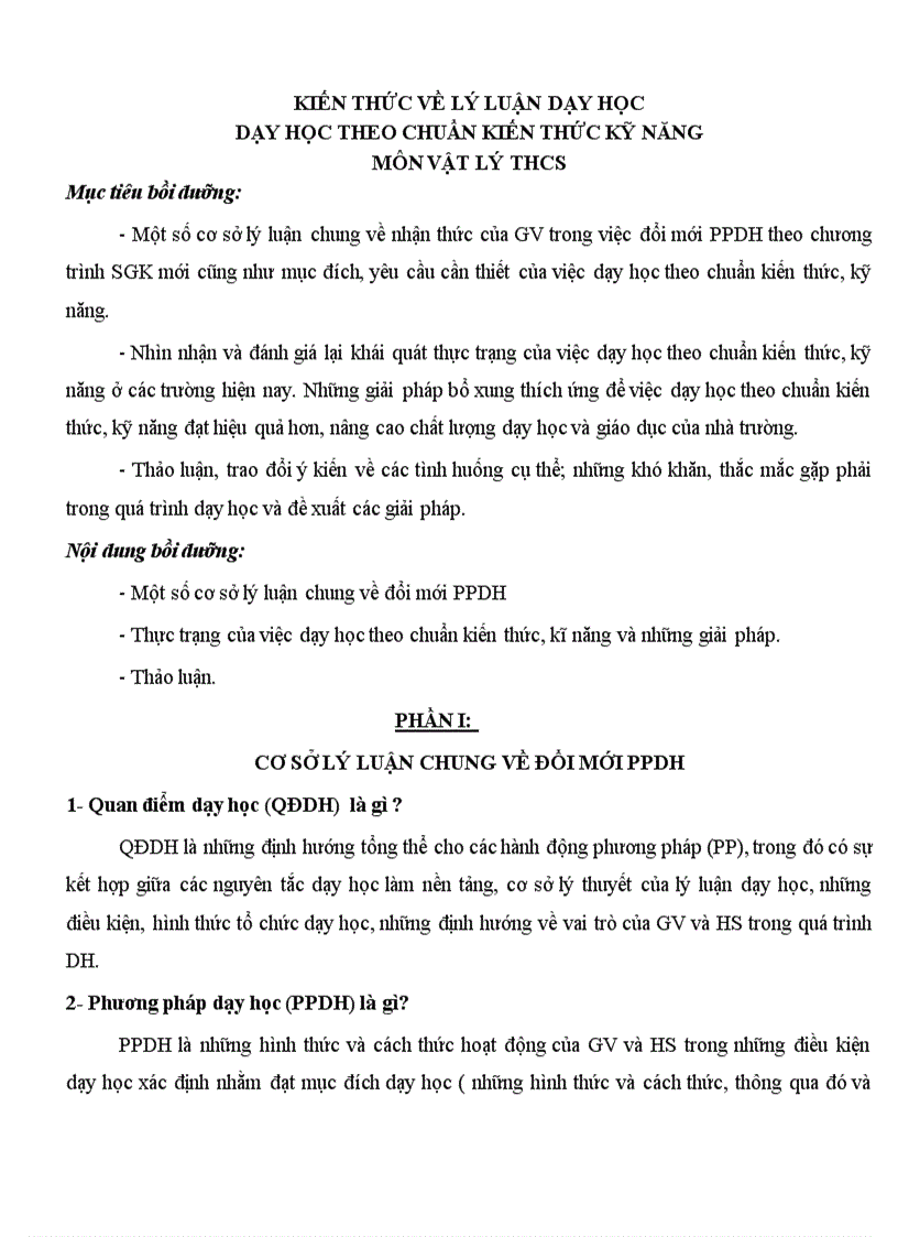 image for page Day hoc theo chuan kien thuc