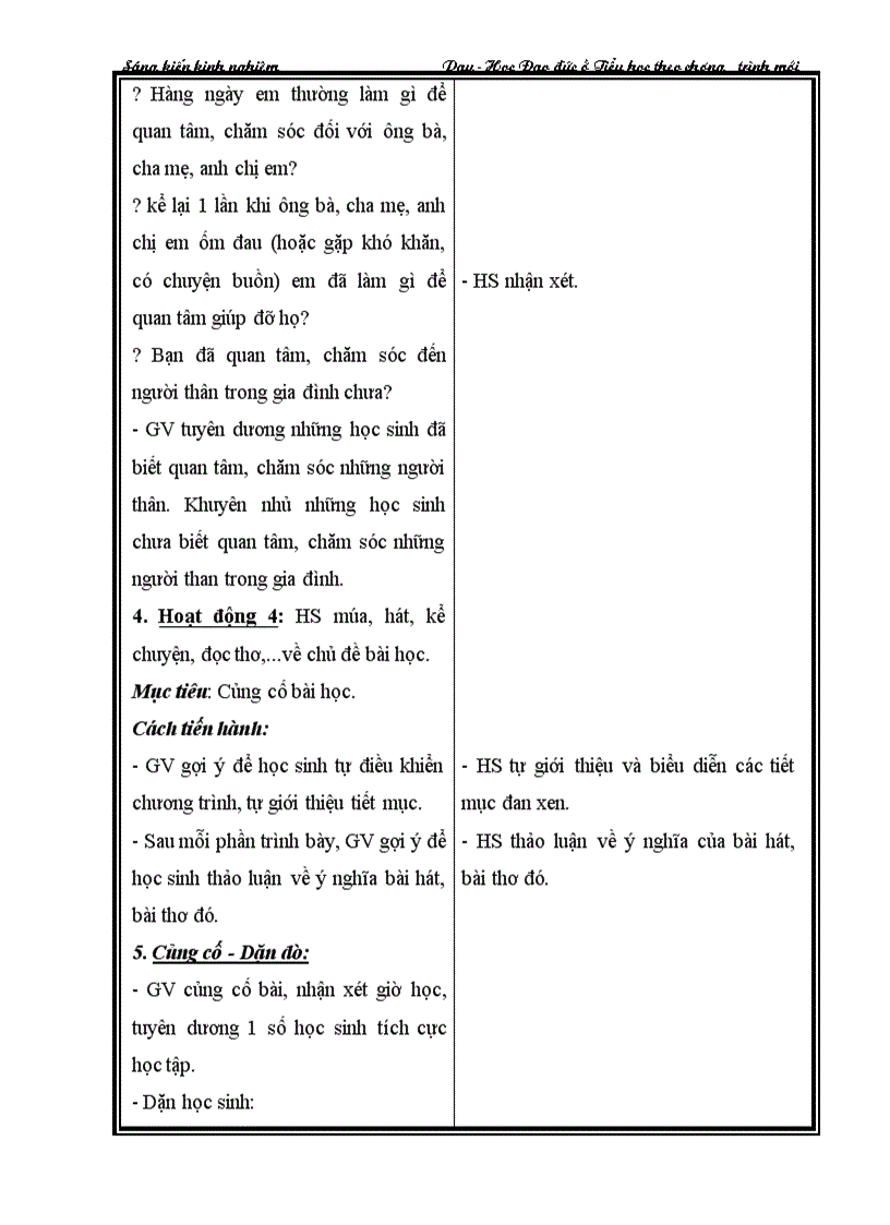 image for page Dạy học theo học đạo đức theo chương trình mới