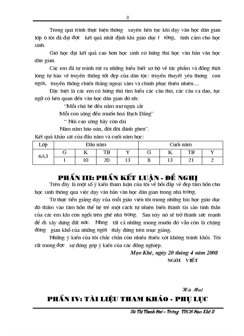 image for page Dạy học văn học dân gian lớp 6