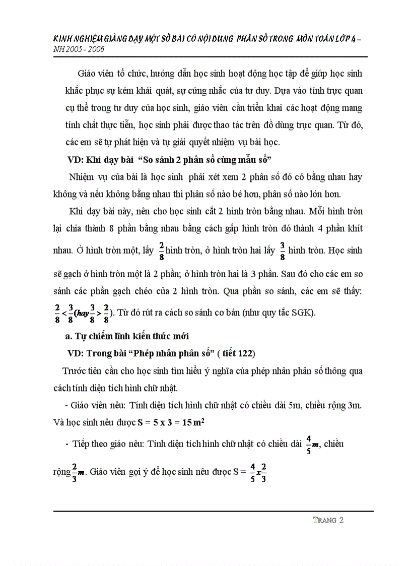image for page Dạy phân số ở lớp 4