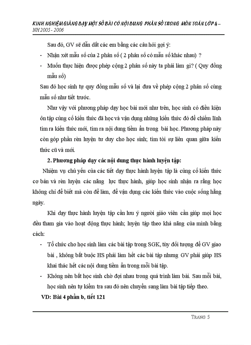 image for page Dạy phân số ở lớp 4