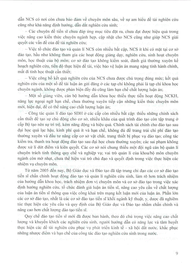 image for page Đề án đào tạo giảng viên có trình độ tiến sĩ cho các trường ĐH CĐ
