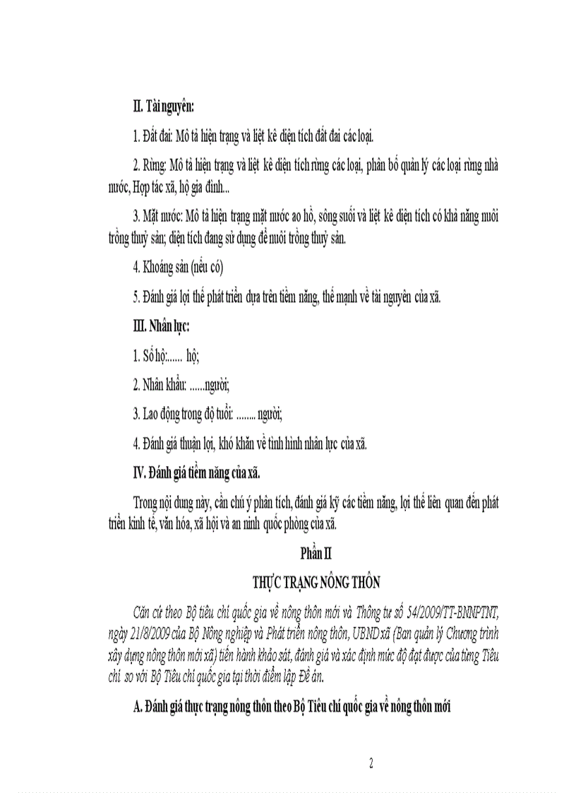 image for page Đề cương đề án xây dựng nông thôn mới