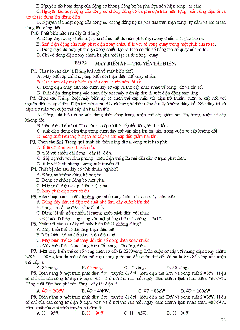 image for page Đề cương ôn tập Vật Lsy 12