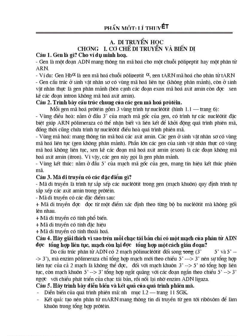 image for page Đề cương ôn thi TN THPT môn Sinh học