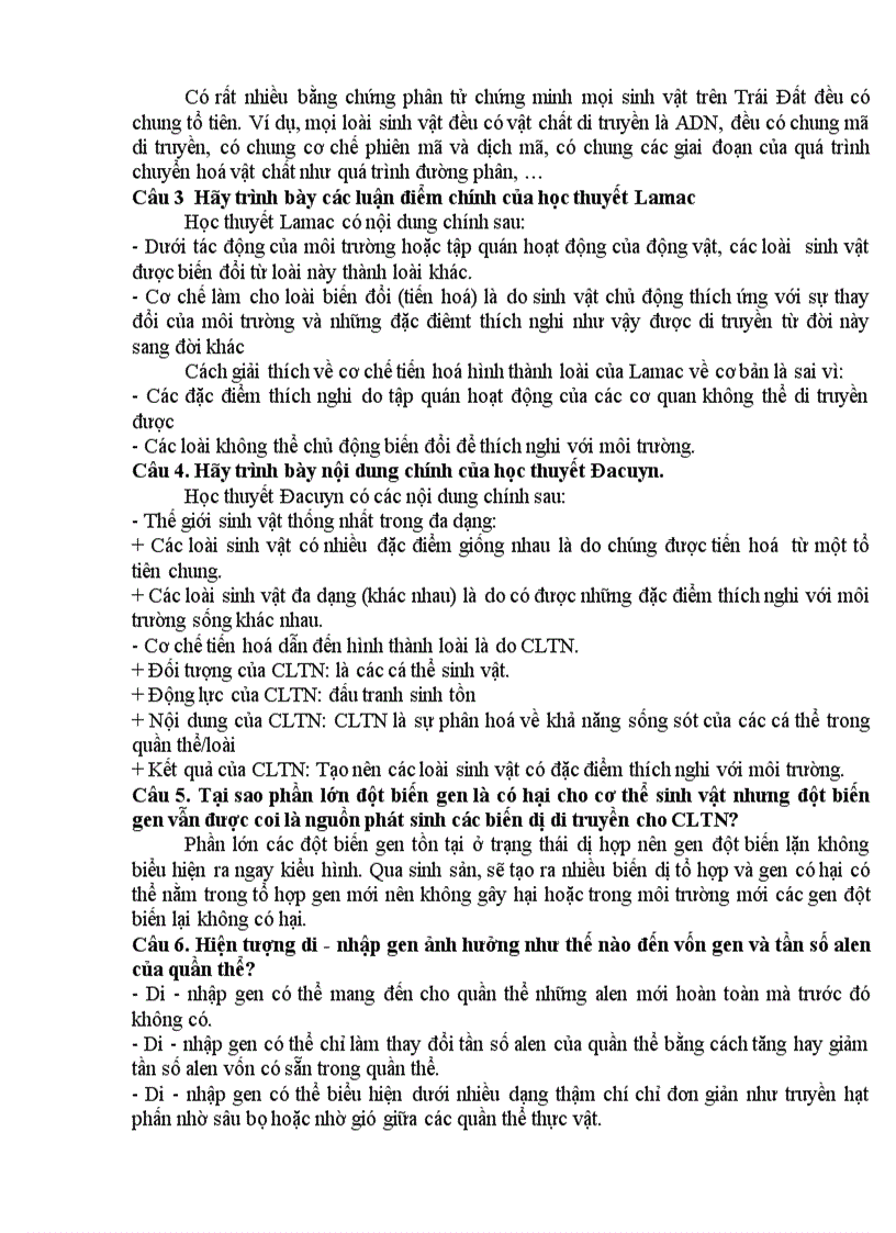 image for page Đề cương ôn thi TN THPT môn Sinh học