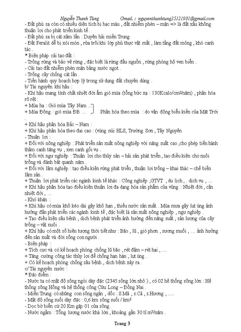 image for page Đề cương ôn thi tốt nghiệp đại học môn Địa lý