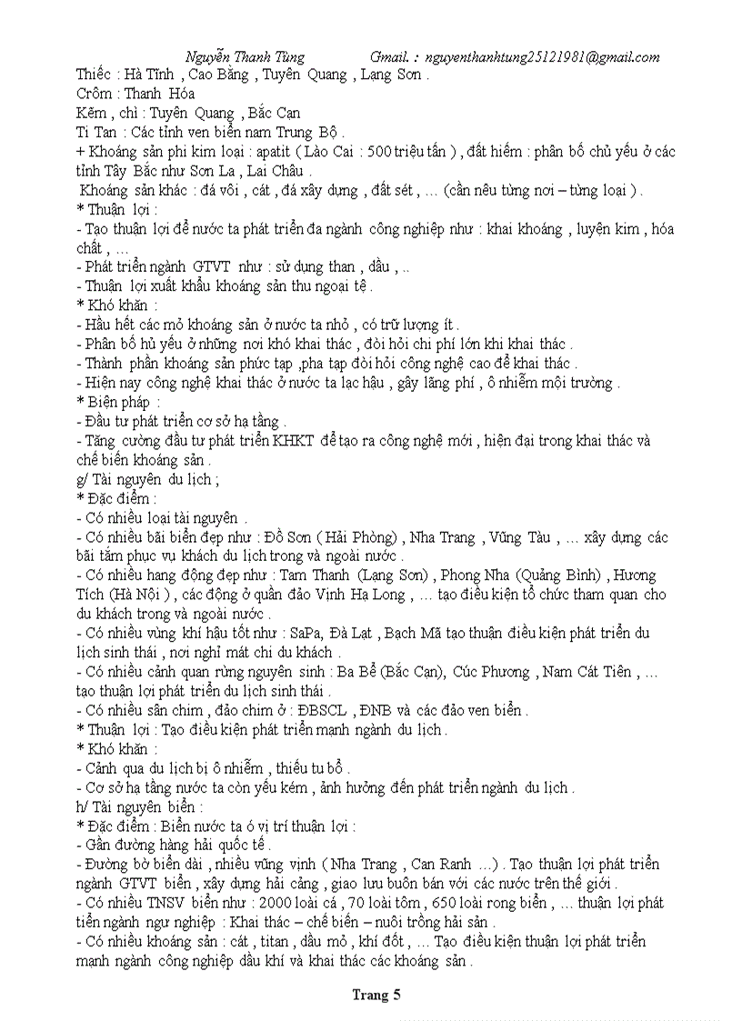 image for page Đề cương ôn thi tốt nghiệp đại học môn Địa lý