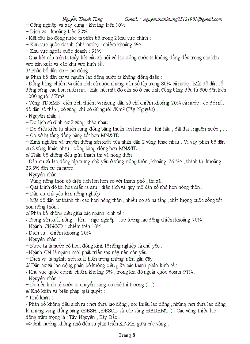 image for page Đề cương ôn thi tốt nghiệp đại học môn Địa lý