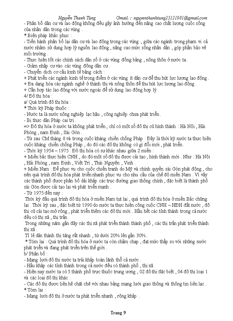 image for page Đề cương ôn thi tốt nghiệp đại học môn Địa lý