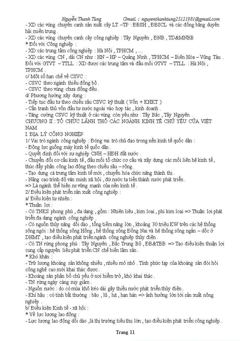 image for page Đề cương ôn thi tốt nghiệp đại học môn Địa lý