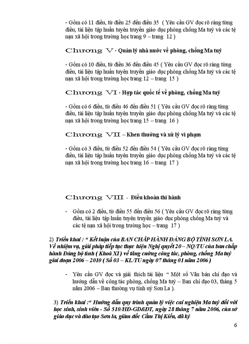 image for page Đề cương phòng chống ma tuý