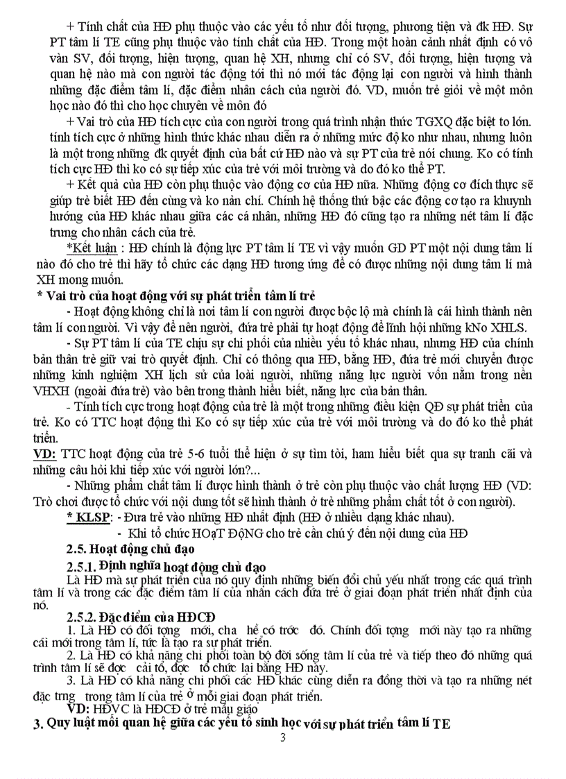 image for page Đề cương Tâm lý trẻ em ĐH mầm non