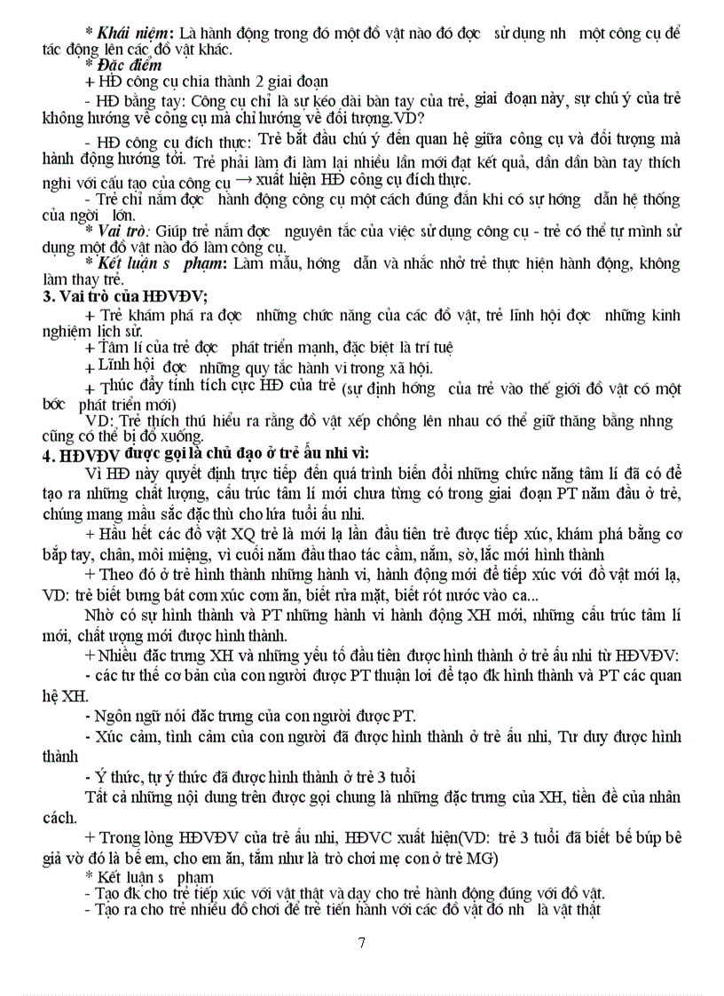 image for page Đề cương Tâm lý trẻ em ĐH mầm non
