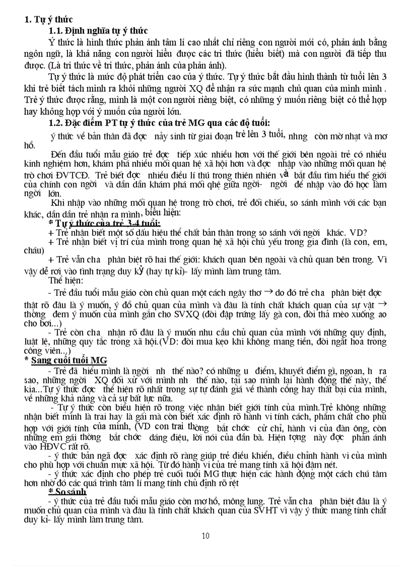 image for page Đề cương Tâm lý trẻ em ĐH mầm non